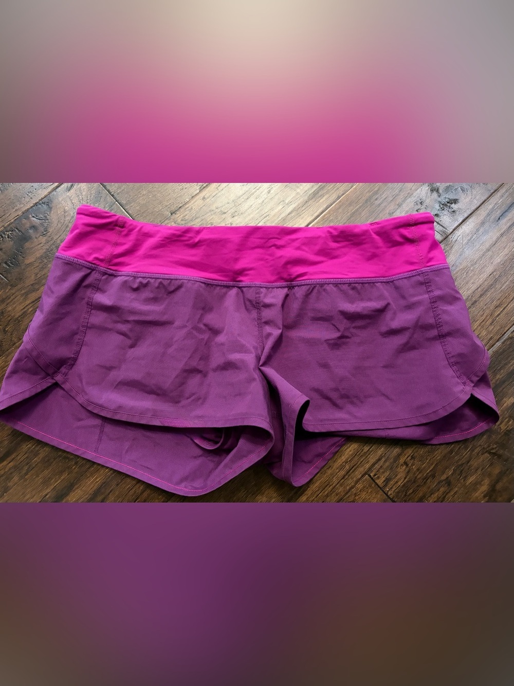 lululemon Speed Up 2.5" Running Shorts Size 10 Purple Magenta
